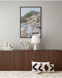 Amichi Co - The Cliffside Village Fine Art Print