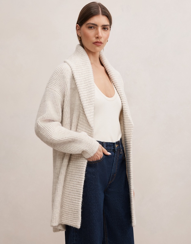 Forever New - Rosie Longline Knitted Cardigan