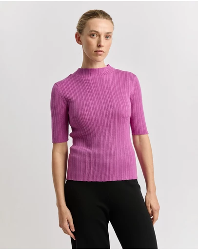 Toorallie - Variegated Rib Top