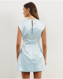 Atmos&Here - Rosie Structured Satin Mini Dress