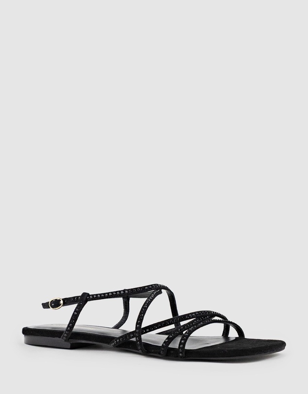 Edward Meller - SAMILLE Strappy Crystal Sandal