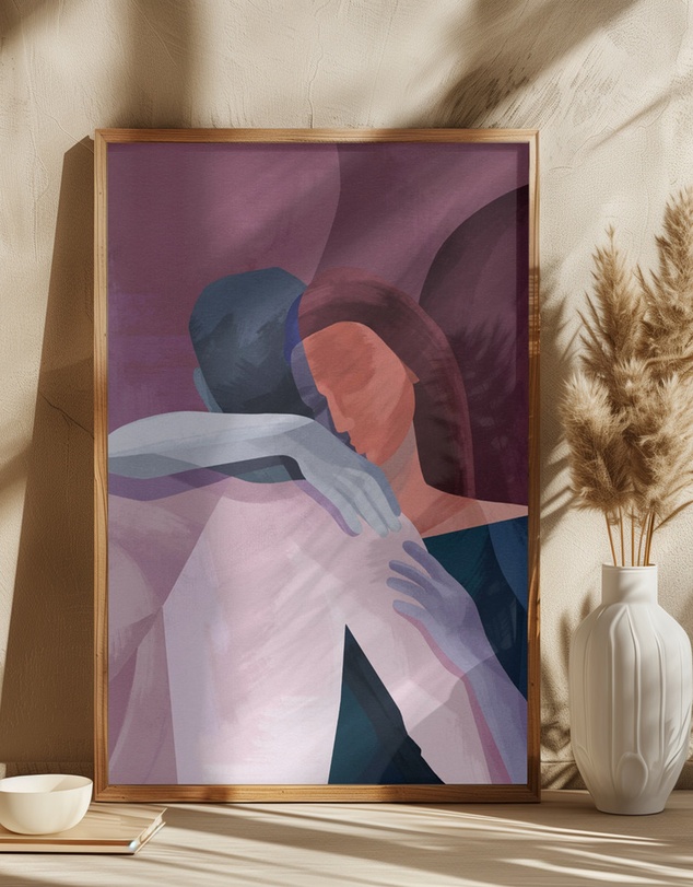 Olive et Oriel - In This Together by Goed Blauw Art Print