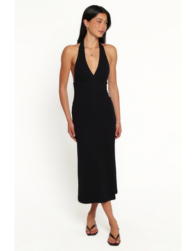 Petal & Pup - Garland Midi Dress - Black