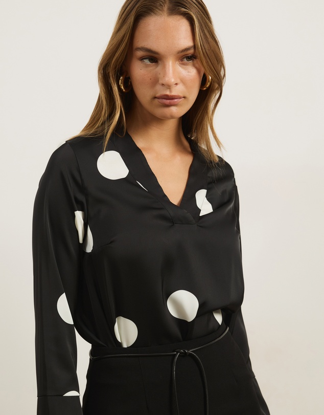 Atmos&Here - Nara Polka Dot Blouse
