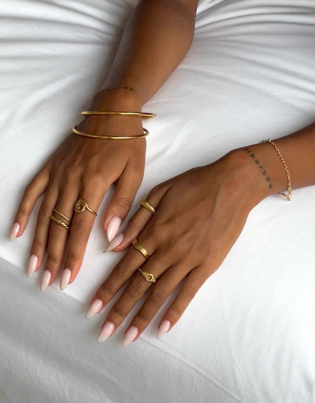 HOUSE OF SLANI - Adeline Wave Gold Ring