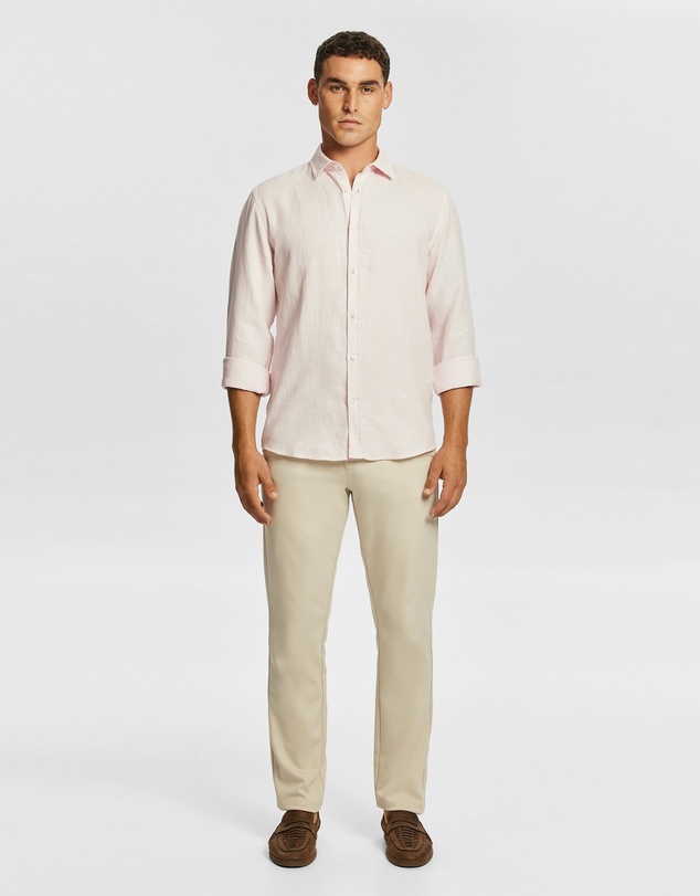 yd. - West Hampton Pure Linen Shirt