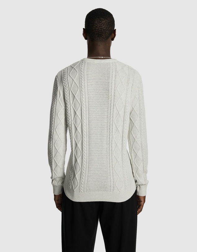 yd. - Jamie Cable Crew Knit Jumper