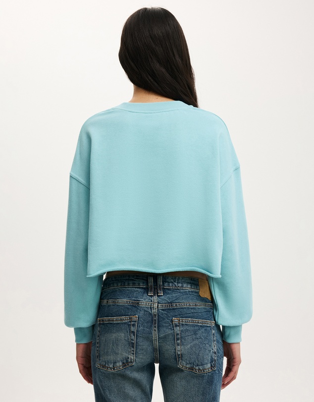 Cotton On - Cropped Fleece Sweatshirt