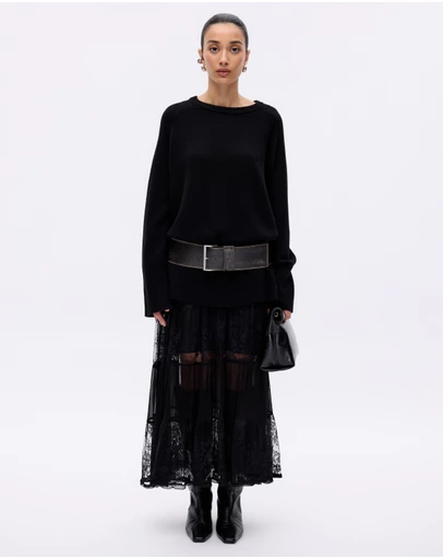 Minima Esenciales - Emi Oversized Wool Cashmere Blend Knit
