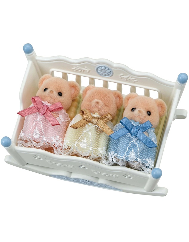 Sylvanian Families - Biscuit Bear Sleepy Triplets