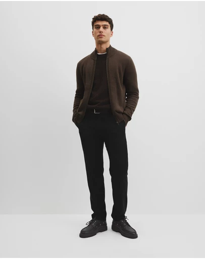 Country Road - Australian Cotton Zip Through Knit Jacket