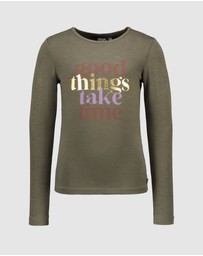 Like FLO - Long Sleeve Jersey Tee - Kids-Teens