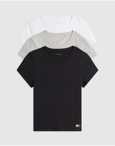 Tommy Hilfiger - 3-Pack Heritage Logo Lounge T-Shirts