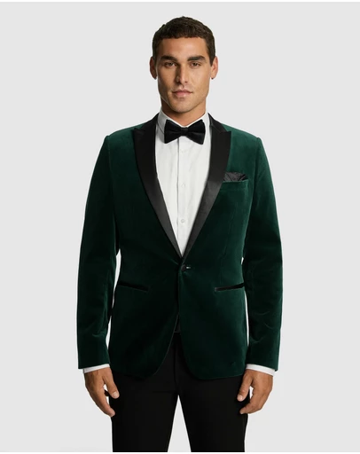 yd. - Milan Velvet Tuxedo Jacket