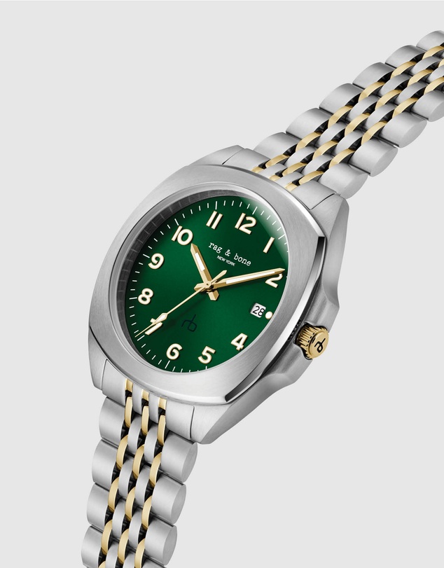 rag & bone - Rag & Bone Bleeker Two-Tone Analogue Watch