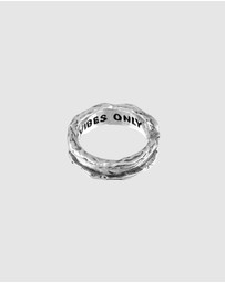 Haze & Glory - ICONIC EXCLUSIVE - Ring Good Vibes Only in 925 Sterling Silver