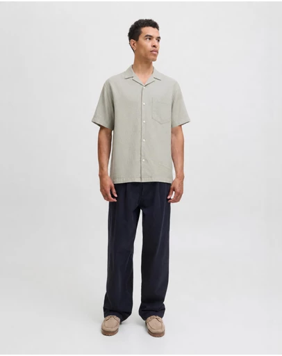 Jack & Jones - Jprblacove Structure SS Shirt