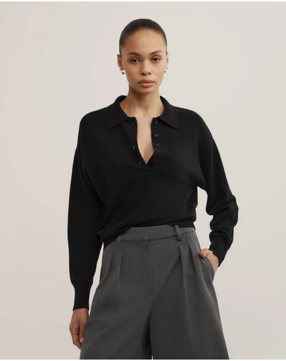 Witchery - Collared Knit Polo