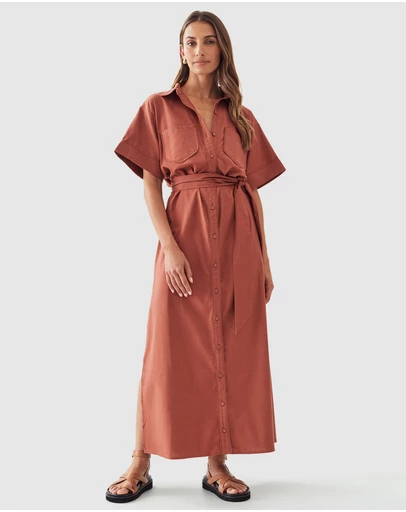 Calli - Rain Shirt Dress