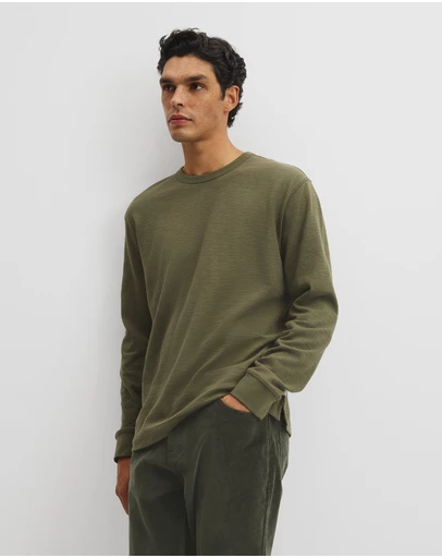 Country Road - Long Sleeve Cotton Slub T-shirt