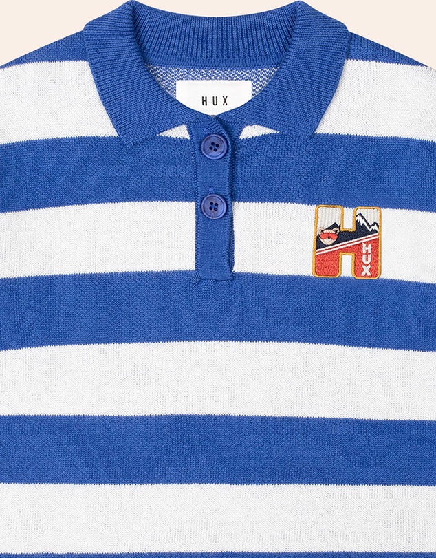 Huxbaby - Slouchy Knit Polo - ICONIC EXCLUSIVE - Babies-Kids