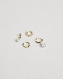 Studio - Statement Seeker Pearl Earring Pack
