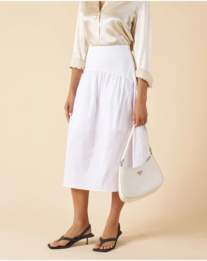 CAMIXA - Mare Cotton Midi Skirt