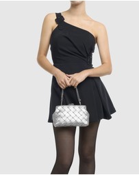 Olga Berg - Quinn Woven Clutch