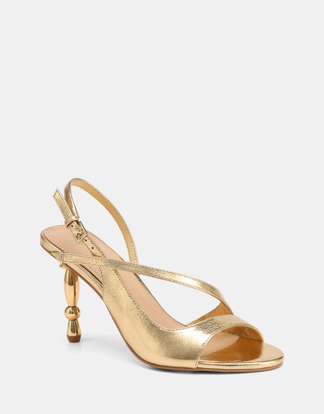Wittner - Yen Metallic Leather Heel Sandals