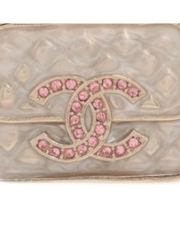 Pre-Loved by Azura Reborn - Pre-Loved CC Gold Plated Faux Pearl and Rhinestones Bag Necklace