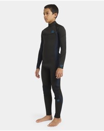 Billabong - Boys 8 to 16 4/3Mm Absolute GBS Back Zip Long Sleeve Fullsuit