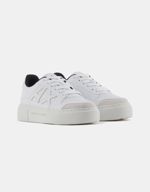Armani Exchange - Kurt Low Cut Suede Sneakers