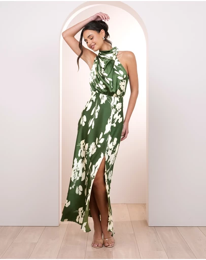 Pilgrim - Cora Satin Maxi Dress