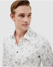 Politix - Bouquet Print Long Sleeve Shirt