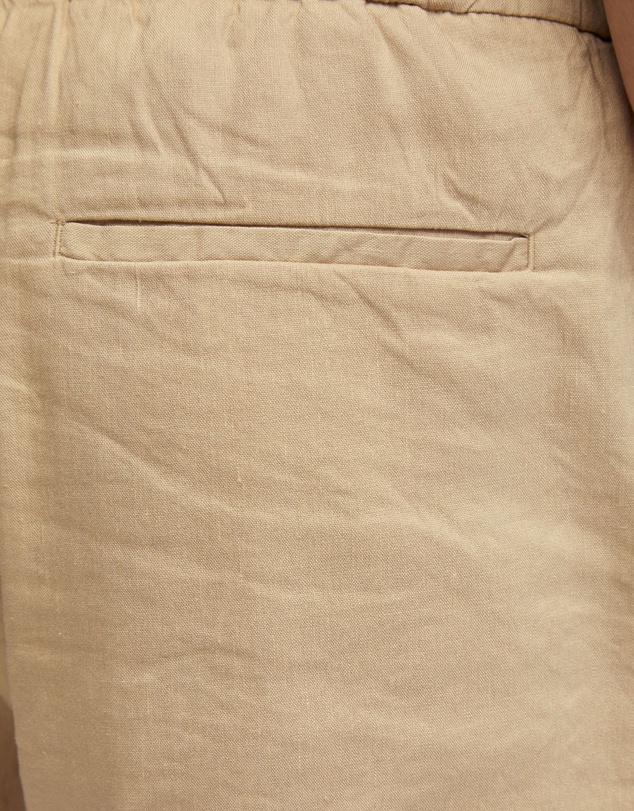 Oxford - Rufus Linen Pull On Shorts