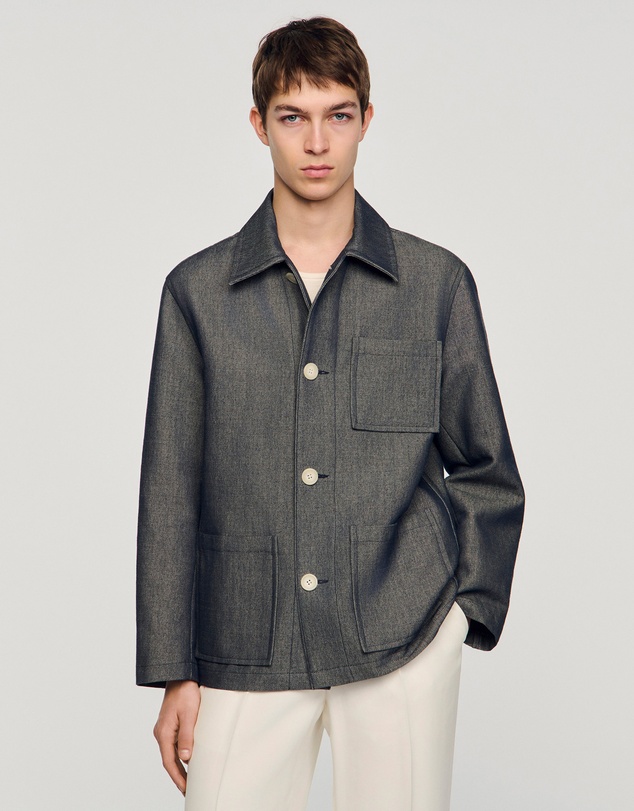 Sandro - Worker Denim Jacket