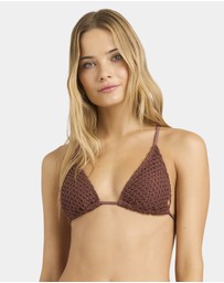 Billabong - Womens Twisted Tides Slide Tall Tri Bikini Top