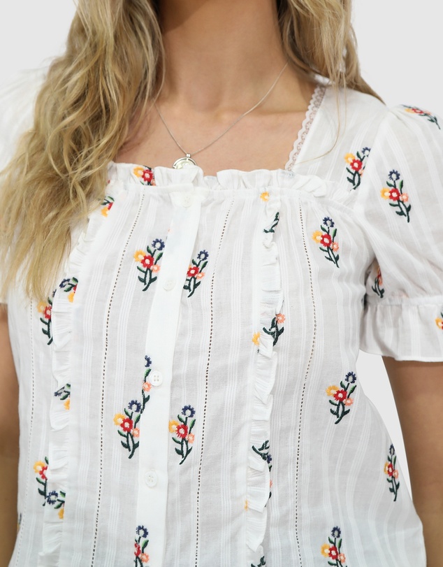 Belle & Bloom - Wild Garden Floral Blouse
