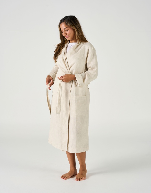 Linen House - Nimes Pure Linen Robe