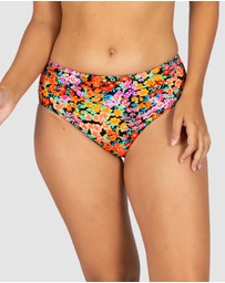 Baku Swimwear - Biarritz Ruched Mid Bikini Bottom