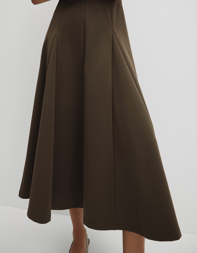 Country Road - Panel Zip Neck Ponte Dress