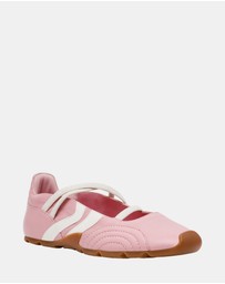 Steve Madden - Joisie Pink Leather Sneakers