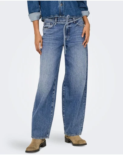 ONLY - Gianna High Waisted Straight Jeans