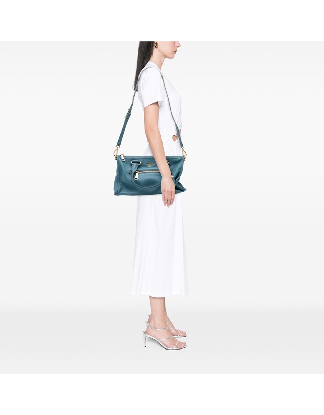 Pre-Loved by Azura Reborn - Pre-Loved Vitello Daino Zip Top Satchel