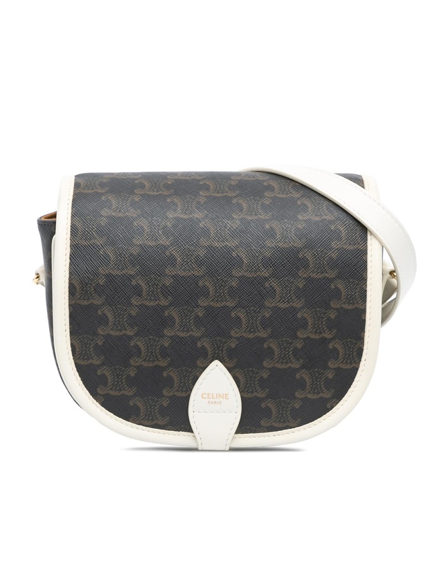 Pre-Loved by Azura Reborn - Pre-Loved Medium Triomphe Coated Canvas Folco Crossbody