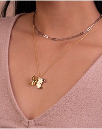 Wanderlust + Co - Croissant Gold Necklace