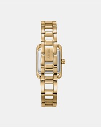 DKNY - Mini Gold 21x27mm Womens Watch + Gold Bracelet