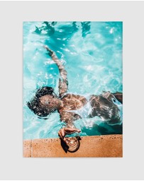 Olive et Oriel - Poolside Bliss Art Print