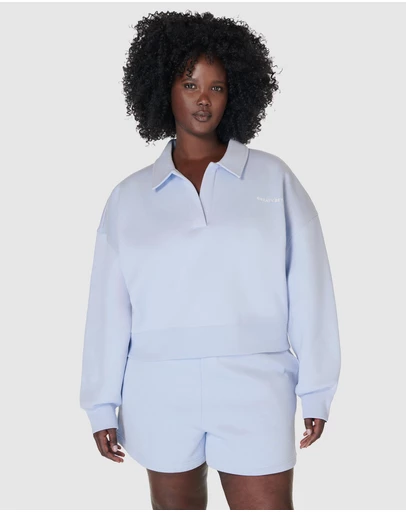 Sweaty Betty - Elevated Collared Sweatshirt