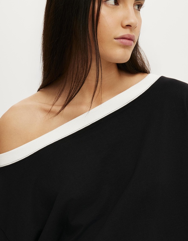Cotton On - Boxy Off Shoulder Long Sleeve